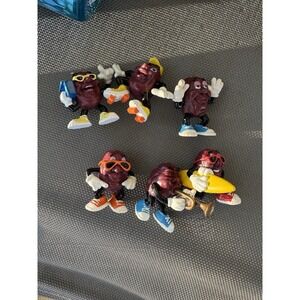 CALIFORNIA RAISINS Vintage PVC figures Lot Of 6